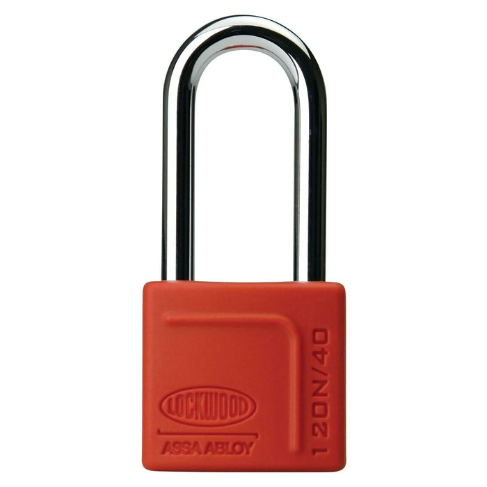 Lockwood 40mm Extended Shackle Alloy Silicon Padlock