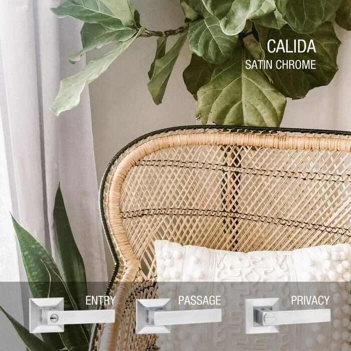 Lemaar Satin Chrome Calida Passage Set