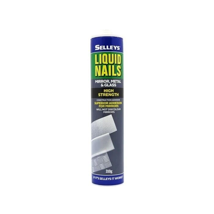 Selleys 310g Liquid Nails Mirror Metal And Glass Adhesive