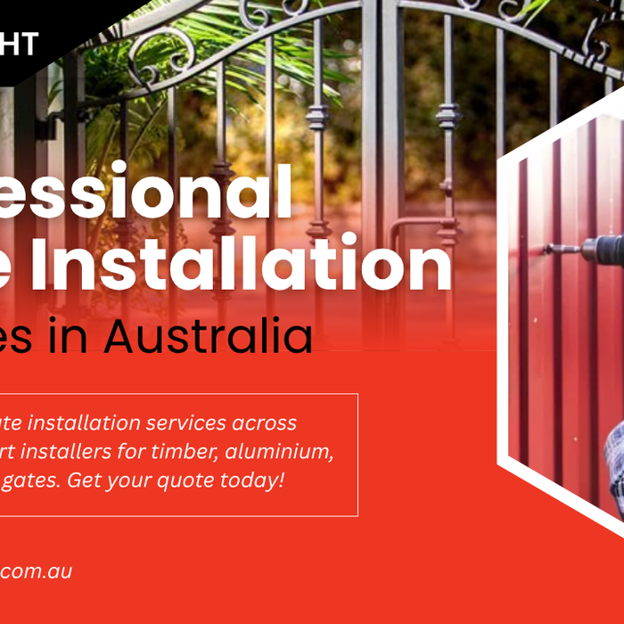 Professional Gate Installation Services in Australia